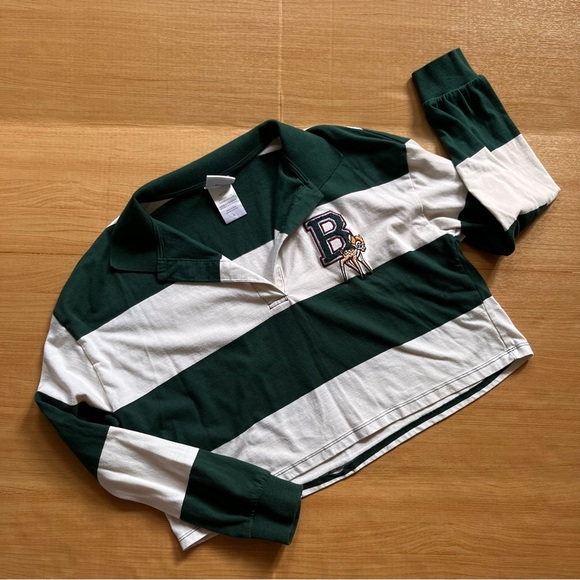 Disney Tops - Disney Bambi Green and White Long Sleeve Tee